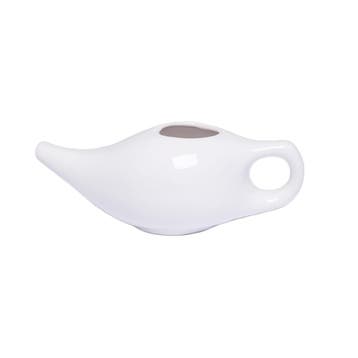 Neti pot keramiek wit, Verzenden, Nieuw