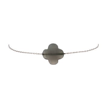 Witgouden Morganne Bello armband klaver vier 18 karaat, Verzenden, Zo goed als nieuw, Goud