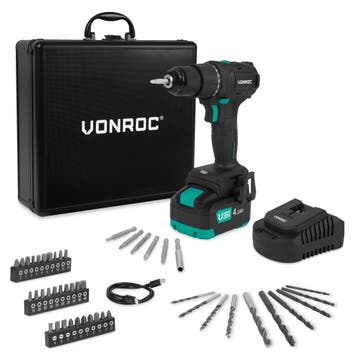 PRO Accuboormachine 20V – Brushless motor – 40Nm | Incl., Verzenden, Nieuw