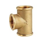 CR Messing T-koppeling binnendraad 1", Ophalen of Verzenden, Nieuw, Motor en Techniek, Zeilboot of Motorboot