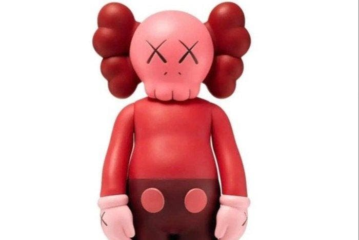 Kaws (1974) - Kaws Companion Red Medicom Toy, Antiek en Kunst, Kunst | Designobjecten