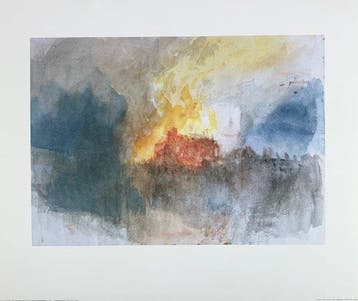 (After) William Turner - The Burning of the Houses of