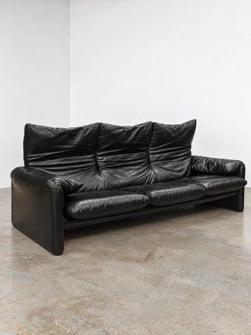 Cassina - Vico Magistretti - Sofa - Maralunga - Leder -