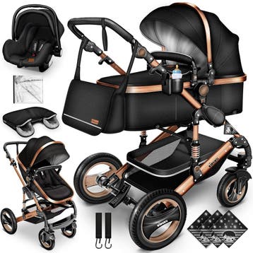 Kinderwagen 3 in 1 - Buggy - Wandelwagen - Kinderbuggy - Cha, Kinderen en Baby's, Verzenden, Zo goed als nieuw