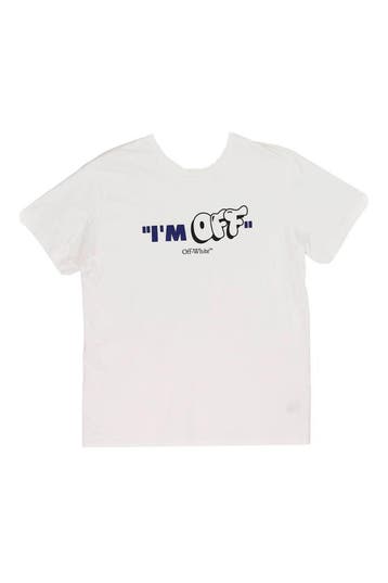 Off-White T-shirt Jongens in maat 164 Wit, Verzenden, Zo goed als nieuw, Off-White, Jongen of Meisje