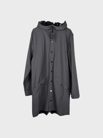RAINS Outdoorjas Heren maat S Grijs Vintage, RAINS, Ophalen of Verzenden, Zo goed als nieuw, Grijs