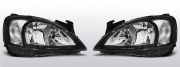 Koplampen | geschikt voor Opel Corsa C 2000-2006 | zwart, Auto-onderdelen, Verlichting, Verzenden, Nieuw, Opel