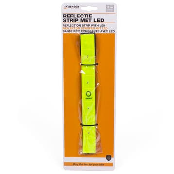 Benson Reflecterende armband met LED - Verstelbaar - Incl..., Sport en Fitness, Loopsport en Atletiek, Ophalen of Verzenden, Nieuw