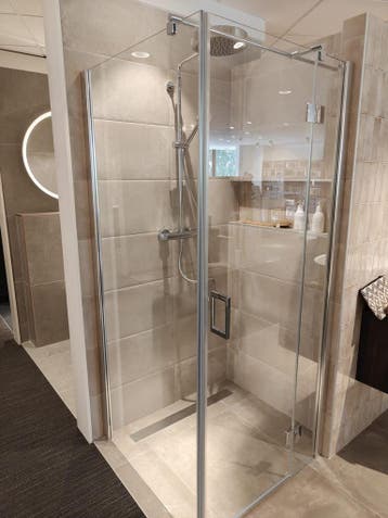 Showmodel Douchecabine 120x90cm chroom - 0006, Ophalen, Nieuw, Glas, Douche
