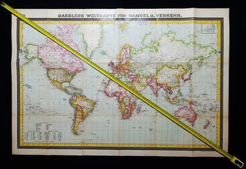 World Map - Mappamondo / Aardbol / Planisfeer; EDWARD, Boeken, Atlassen en Landkaarten, Nieuw