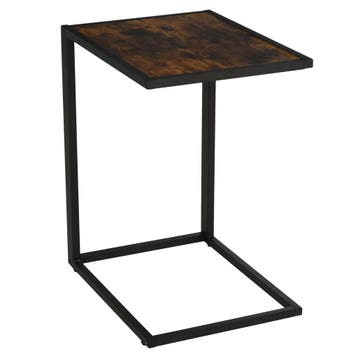 TRUUSK C-vorm Bijzettafel - Koffietafel - Salontafel - Metaa, Verzenden, Nieuw