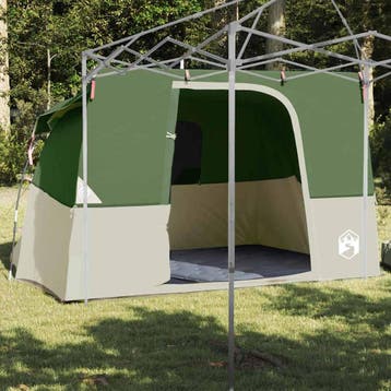 vidaXL Binnentent met dak met opslag Groen 280 x 220 x 176, Caravans en Kamperen, Verzenden, Nieuw, Tot en met 2