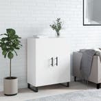 vidaXL Dressoir 69,5x34x90 cm bewerkt hout wit, Verzenden, Nieuw, 50 tot 100 cm, 25 tot 50 cm
