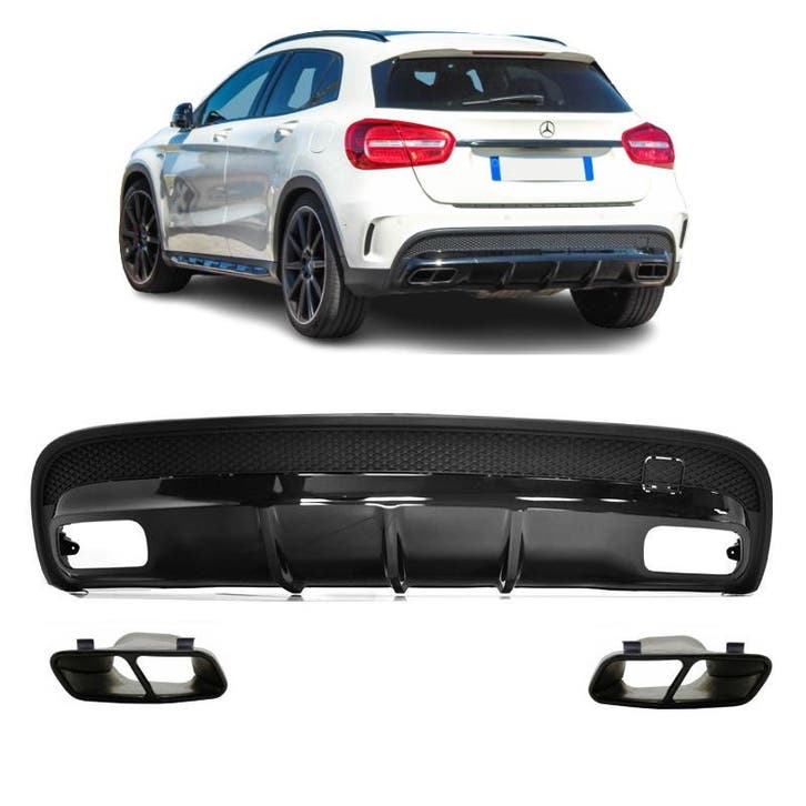 Diffuser | Mercedes-Benz | GLA-klasse 2014-2020 5d hat. | X1, Auto-onderdelen, Carrosserie en Plaatwerk, Nieuw, Mercedes-Benz