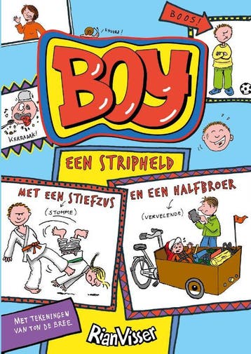 Boy, Een Stripheld Met Een Stiefzus En Een Halfbroer | Nieuw, Boeken, Kinderboeken | Jeugd | onder 10 jaar, Ophalen of Verzenden