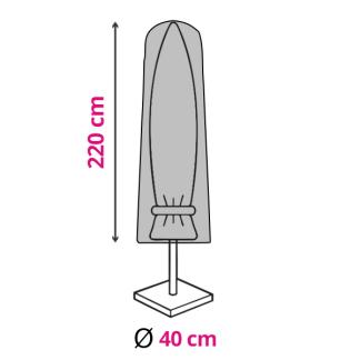 Parasolhoes | Perel | 220 x Ø 40 cm (Tot 4 meter, PP), Verzenden, Nieuw