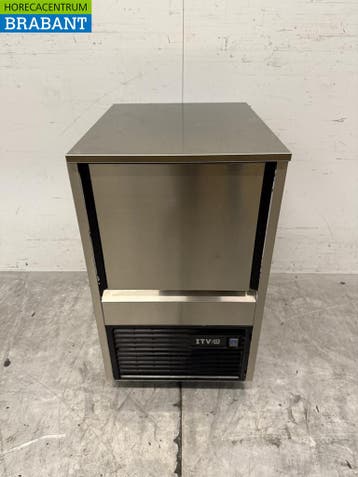 RVS ITV Ijsblokjesmachine 25 kg/24h bunker 6 kilo 230V, Ophalen of Verzenden, Gebruikt