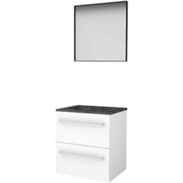Basic-Line Framed 46 Badkamermeubelset - 60 x 46 cm - Met, Ophalen of Verzenden, Nieuw