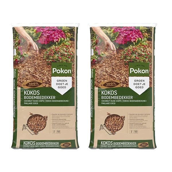 Kokosvezels | Pokon | 100 liter (Natuurlijk), Tuin en Terras, Aarde en Mest, Verzenden