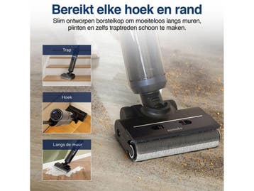 Samako Aqualis S1 - Stofzuiger met Dweilfunctie - Nat Droog, Verzenden, Zo goed als nieuw