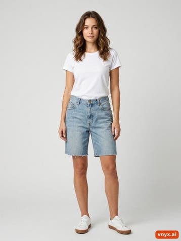 ENYCE Korte broeken Dames maat W38 Blauw Vintage, Ophalen of Verzenden, Nieuw