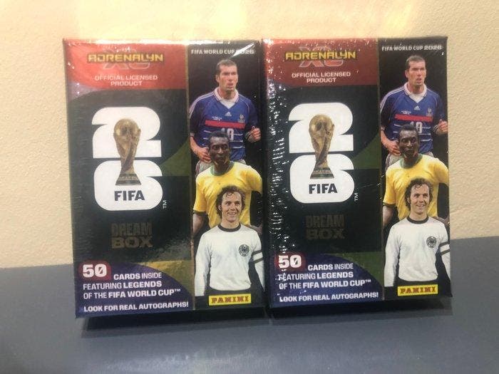 2026 Panini World Cup Adrenalyn XL Pelé, Zinedine Zidane, Verzamelen, Stickers