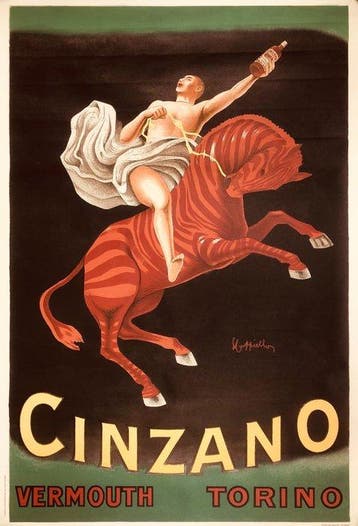 Leonetto Cappiello - Cinzano - Vermouth Torino - jaren, Antiek en Kunst