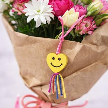 Hartjes Gelukshangers Met Smiley - Gelukspoppetjes -, Verzenden, Nieuw