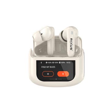 Rixus RXBH63C draadloze oordopjes met touchcase Pro in beige, Verzenden, Nieuw