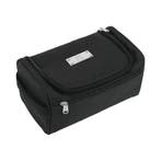 Luxe Zwarte Washbag -Waterafstotend en Handig voor Reizen, Verzenden, Nieuw, Zwart, Heer of Dame