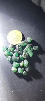 Smaragd Ruw- 7.3 g, Verzamelen, Mineralen en Fossielen