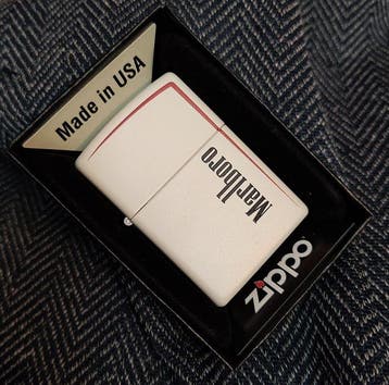 Zippo - Marlboro White Matte - 2017 - Zonder minimumprijs -, Nieuw