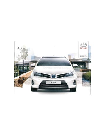 2013 TOYOTA AURIS BROCHURE NEDERLANDS, Nieuw, Toyota, Author