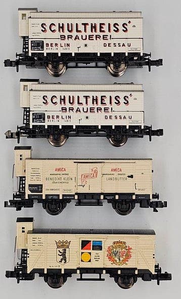 Fleischmann, Minitrix N - 13601, 8867, 8357B - Modeltrein, Hobby en Vrije tijd, Nieuw
