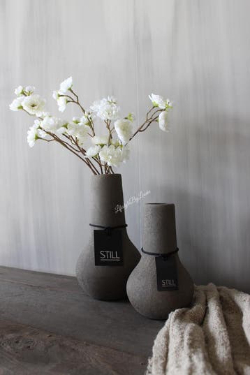 STILL organic vase Leem 18 cm, Ophalen of Verzenden, Nieuw