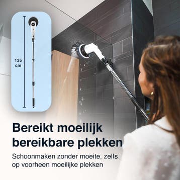 Samako Elektrische Schoonmaakborstel - Elektrische Schrobber, Ophalen of Verzenden, Zo goed als nieuw