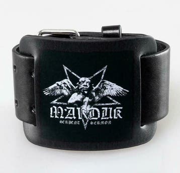 Marduk - Serpent Sermon leren Polsband officiële merchandise, Ophalen of Verzenden, Nieuw, Kleding