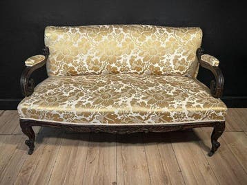 Sofa - Hout, Textiel