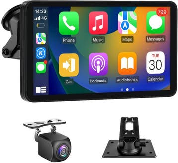 Carplay Scherm - Android & Apple - Achteruitrijcamera - Navi, Auto diversen, Autoradio's, Verzenden, Zo goed als nieuw