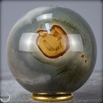 Natuurlijke zeer artistieke veelkleurige agaat Sphere-, Antiek en Kunst