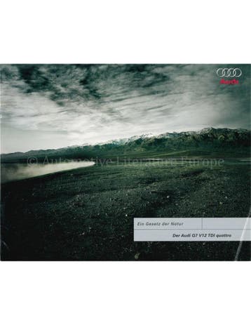 2008 AUDI Q7 BROCHURE DUITS, Nieuw, Audi, Author