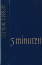 VIJF MINUTEN 9789023901822 H. Giesen, Boeken, Verzenden, Zo goed als nieuw, H. Giesen