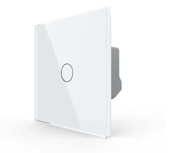 Livolo Touch Dimmer Wisselschakelaar | Wit | Glaspaneel |, Doe-het-zelf en Verbouw, Elektra en Kabels, Ophalen of Verzenden, Nieuw