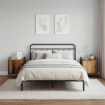 vidaXL Nachtkastje 2 st Oud hout 40 x 30 x 50 cm Bewerkt, Minder dan 45 cm, Verzenden, Nieuw, Minder dan 55 cm
