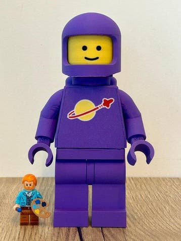 Fait maison - (MOC) Minifigure LEGO astronaute grand format, Nieuw