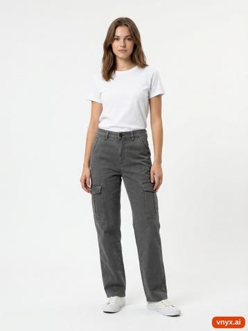 STR Jeans Dames maat WW23 / L31 Grijs Vintage, Ophalen of Verzenden, Nieuw