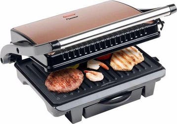 2dekans | Bestron Contactgrill - ASW113CO - 1000W - Tosti, Witgoed en Apparatuur, Ophalen of Verzenden, Zo goed als nieuw
