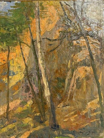 Robert Crommelynck (1895–1968) - Chemin en forêt