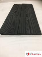 Douglas zweeds rabat |  8/18X125X5000 mm | zwart gecoat, Minder dan 25 mm, Nieuw, Plank, 300 cm of meer