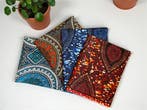 4 Fat quarters - Blauw Multicolor mix Quiltstoffen / Patchwo, Hobby en Vrije tijd, Ophalen of Verzenden, Nieuw